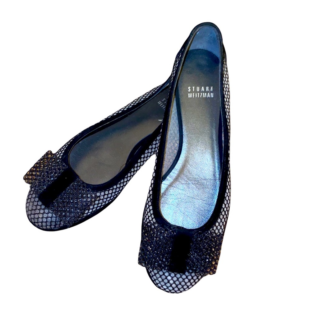 Stuart Weitzman Meshbow Ballet Flats size 7